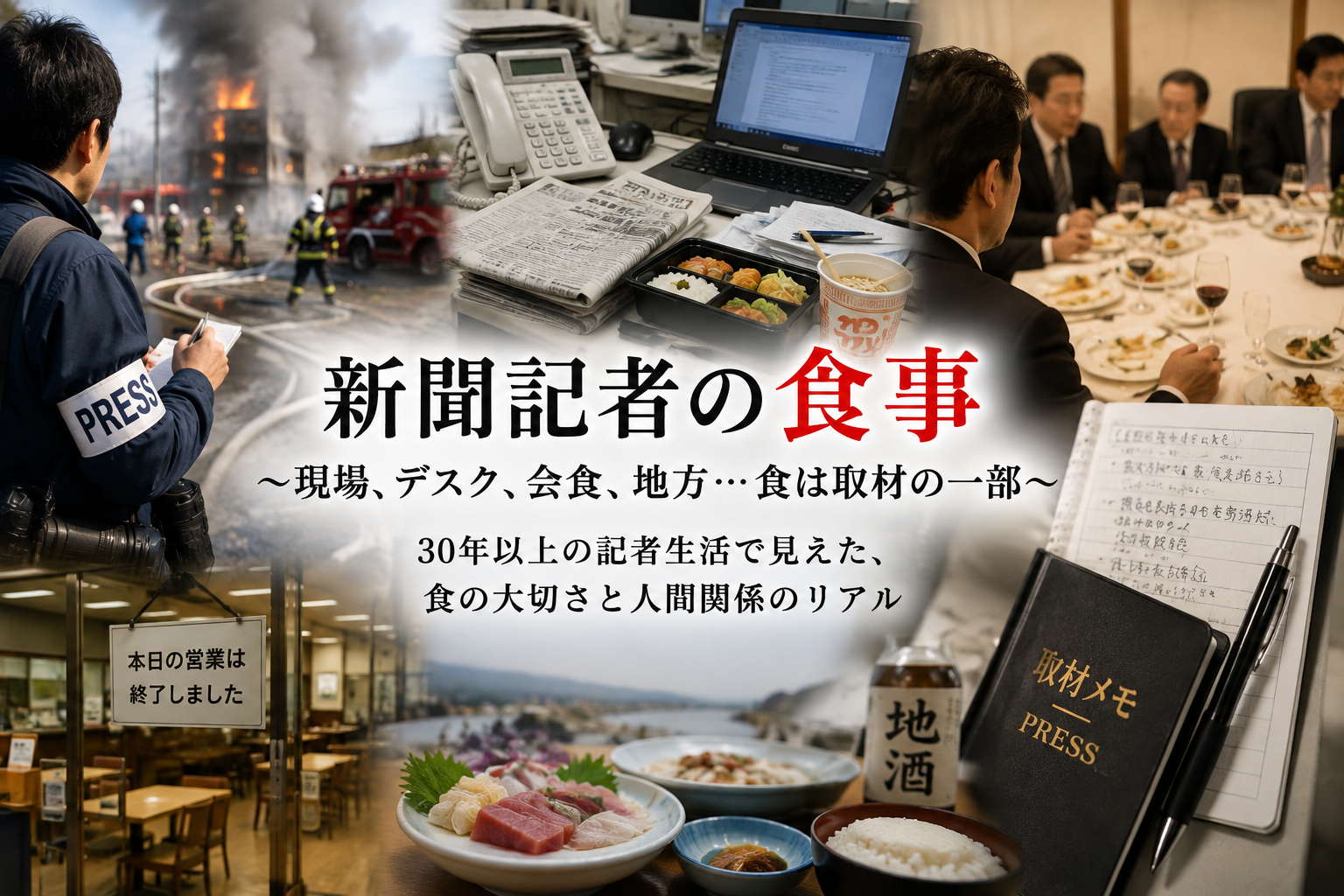 新聞記者は何を食べて生き抜いてきたのか？ 現場のカップ麺から霞が関・農水省の穴場食堂、緊張の会食まで